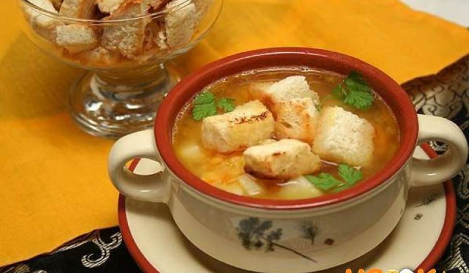 Рецепт горохового супа с копченостями