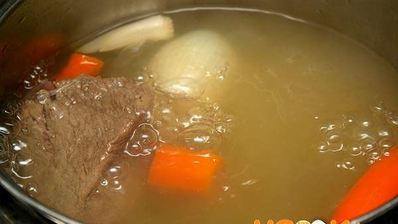 гороховый суп с копченостями