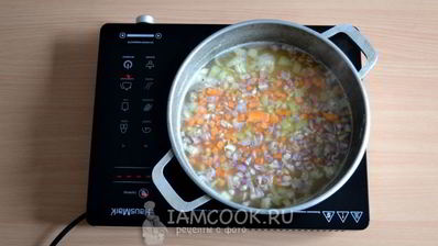 гороховый суп с копченым окорочком