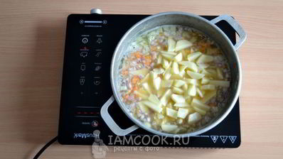 гороховый суп с копченым окорочком