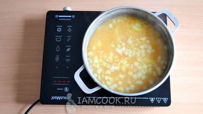 гороховый суп с копченым окорочком