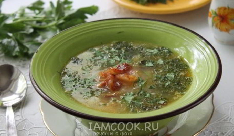 Рецепт горохового супа с копченым салом