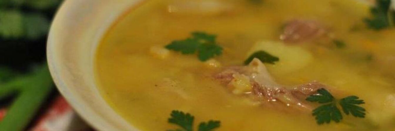 Гороховый суп с мясом
