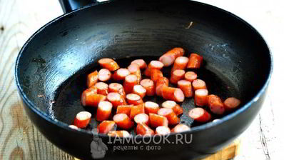 гороховый суп с охотничьими колбасками