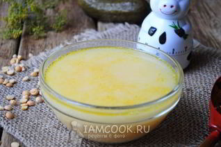 Гороховый суп с плавленым сыром