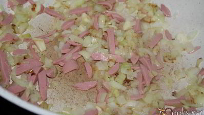 гороховый суп с сосисками и сладкой кукурузой