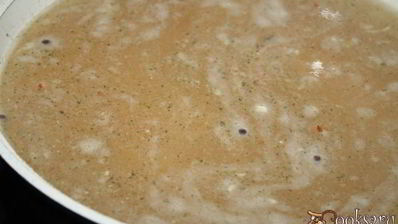 гороховый суп с сосисками и сладкой кукурузой