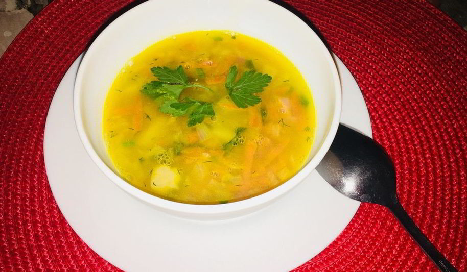 Рецепт горохового супа с варено-копченой рулькой