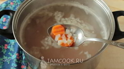 гороховый суп с запеченными ребрышками