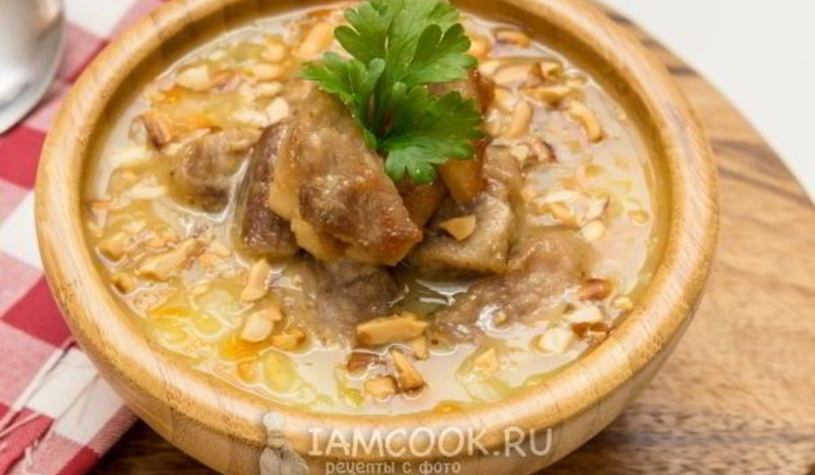 Рецепт горохового супа со свининой