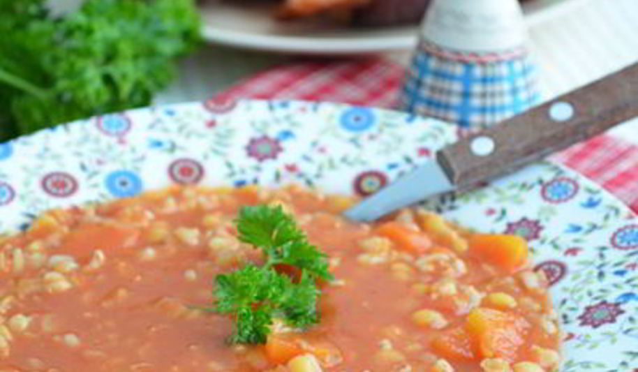 Рецепт горохового супа, запеченного в духовке