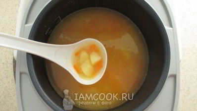 постный гороховый суп в мультиварке