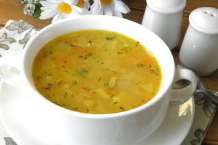 Постный гороховый суп