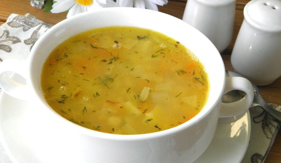 Рецепт постного горохового супа