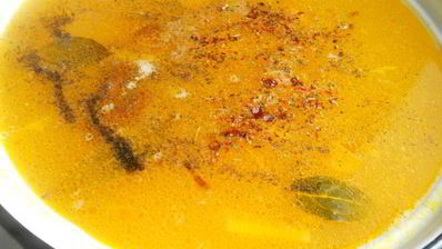 суп гороховый с копченой курицей