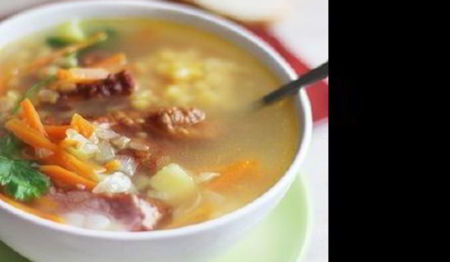 Рецепт супа горохового с копчеными ребрышками