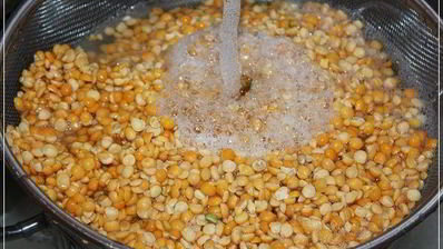 суп гороховый с рулькой поросячьей