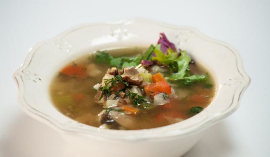 Рецепт супа из камбалы с рисом и горохом