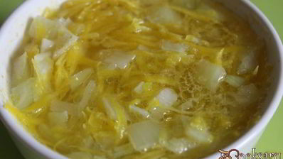 суп из зеленого гороха с репой