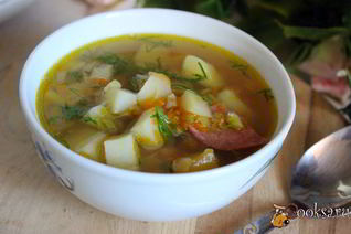 Суп из зеленого гороха в мультиварке