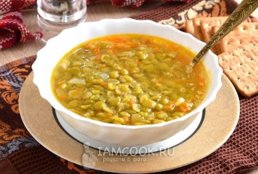 Вегетарианский гороховый суп