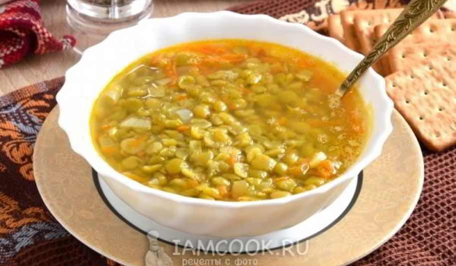 Рецепт вегетарианского горохового супа