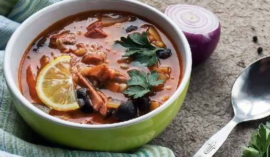 Рецепт густого супа со свининой и овощами