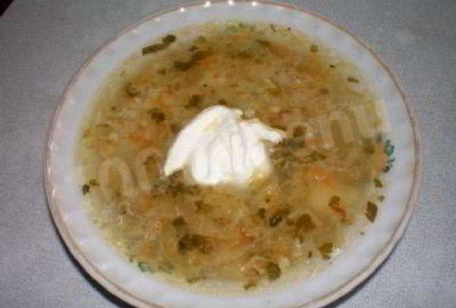 Капустняк из квашеной капусты