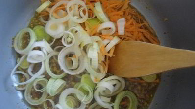 карри-суп с чечевицей и тыквой