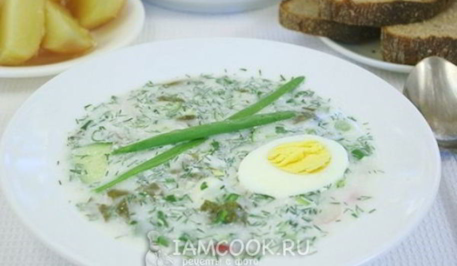 Рецепт холодника со щавелем