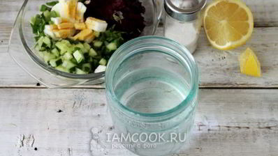 холодник со свеклой на кипяченой воде