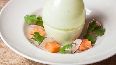 холодный йогуртовый суп из авокадо