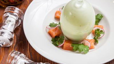 холодный йогуртовый суп из авокадо