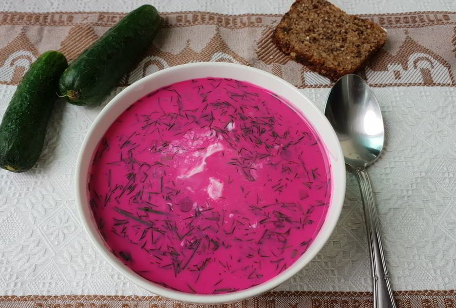 Холодный литовский суп за 10 минут