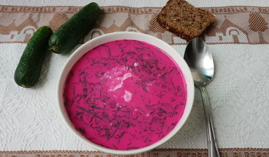 Рецепт холодного литовского супа за 10 минут