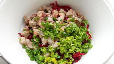 холодный норвежский суп с селедкой