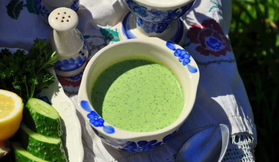 Рецепт холодного огуречного супа таратор
