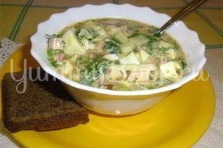 Холодный суп Окрошка