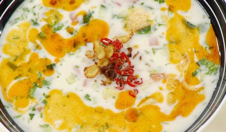 Рецепт холодного супа с курицей