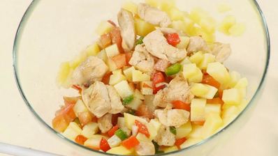 холодный суп с курицей