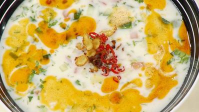 холодный суп с курицей