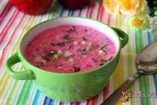 Холодный свекольный суп