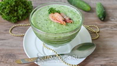 огуречно-мятный холодный суп