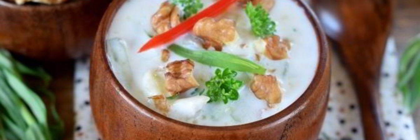 Суп Таратор с авокадо и тархуном