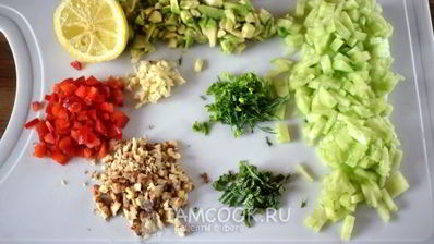 суп таратор с авокадо и тархуном