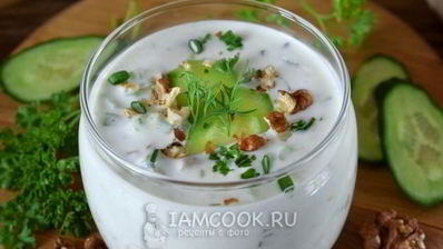 суп таратор с йогуртом