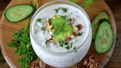 суп таратор с йогуртом