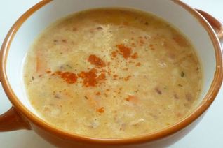 Крем-суп из фасоли