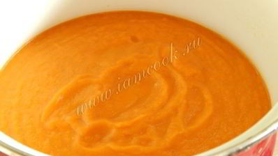 крем-суп из моркови