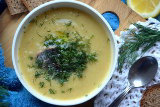 Крем-суп с рыбными консервами